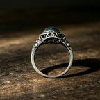 Ring im Antikstil mit Labradorit