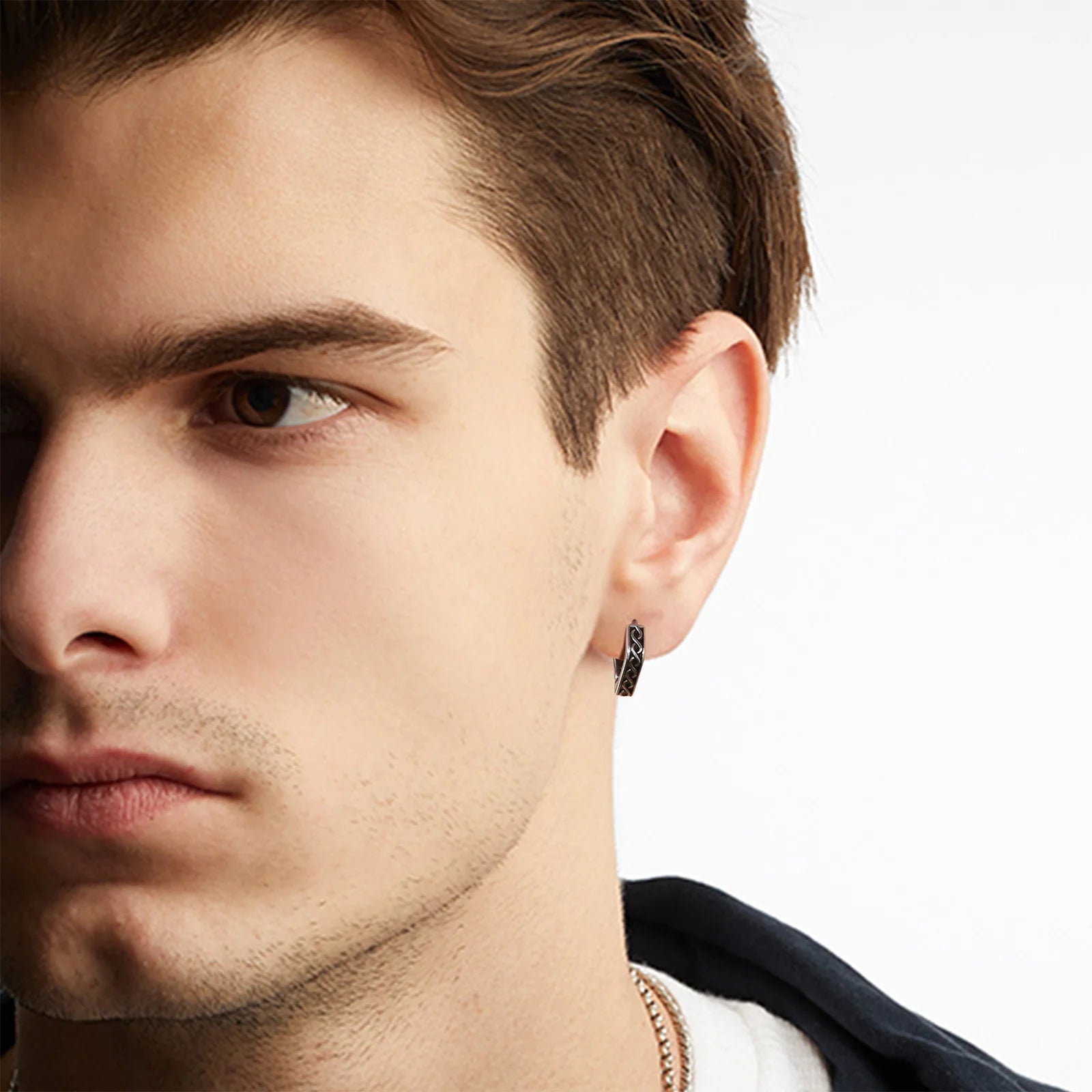 Geometrische Wikinger Herren Ohrringe3 4