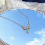 Halskette mit Engel-Flügel-Anhänger