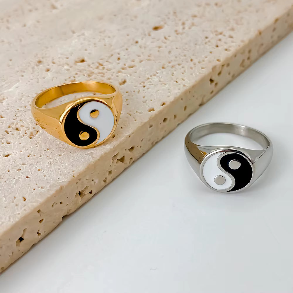 Yin Yang Ring Herren Damen 