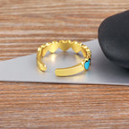 Ring 6 Herzen Damenring Gold