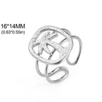 Ring mit Palmenmotiv