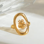 Breiter Bienenring für Damen