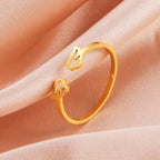 Ring mit Engelsflügeln für Damen aus Gold