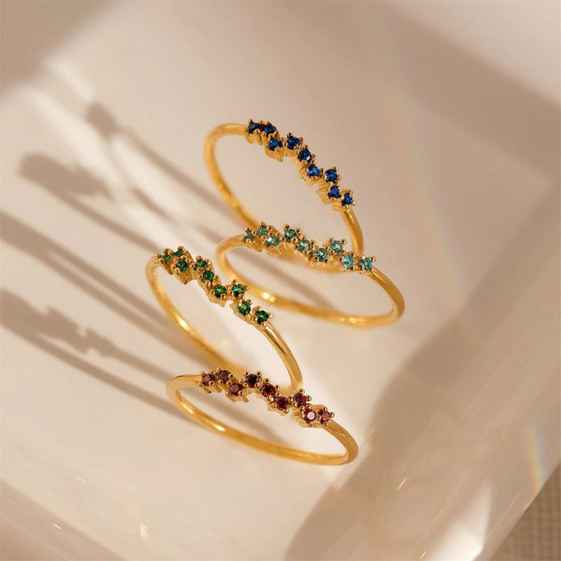 Ring mit Zirkon Geburtsstein