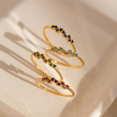 Ring mit Zirkon Geburtsstein