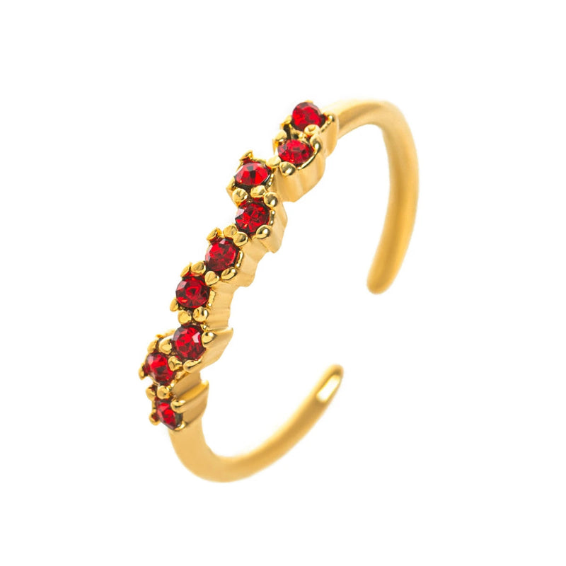 Ring mit Zirkon Geburtsstein