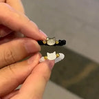 Ring Katzenring Steine