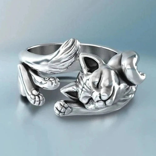 Ring Schlafende Katze