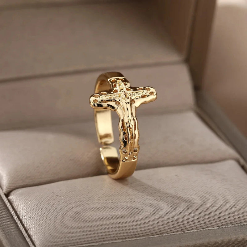 Christlicher Jesus-Ring für Damen