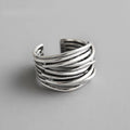 Fingerring Damenring Ethno-Stil Silber