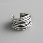 Fingerring Damenring Ethno-Stil Silber