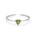 Ring mit farbigem Zirkon-Geburtsstein
