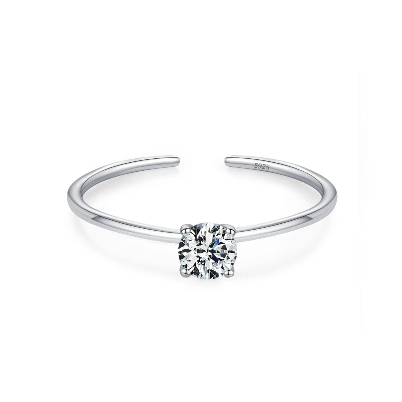 Ring mit farbigem Zirkon-Geburtsstein