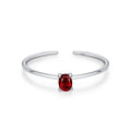 Ring mit farbigem Zirkon-Geburtsstein