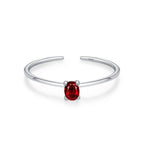 Ring mit farbigem Zirkon-Geburtsstein
