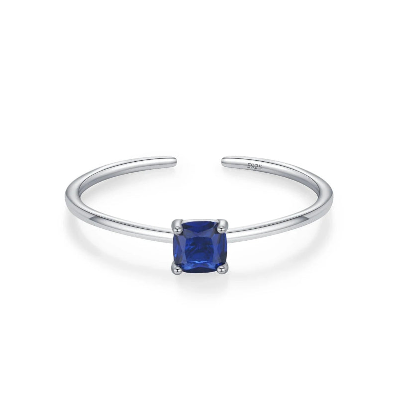Ring mit farbigem Zirkon-Geburtsstein