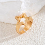 Ring Stern für Damen Gold
