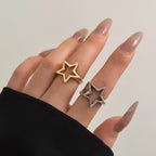 Ring Stern für Damen Gold
