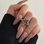 Ring Stern für Damen Silber