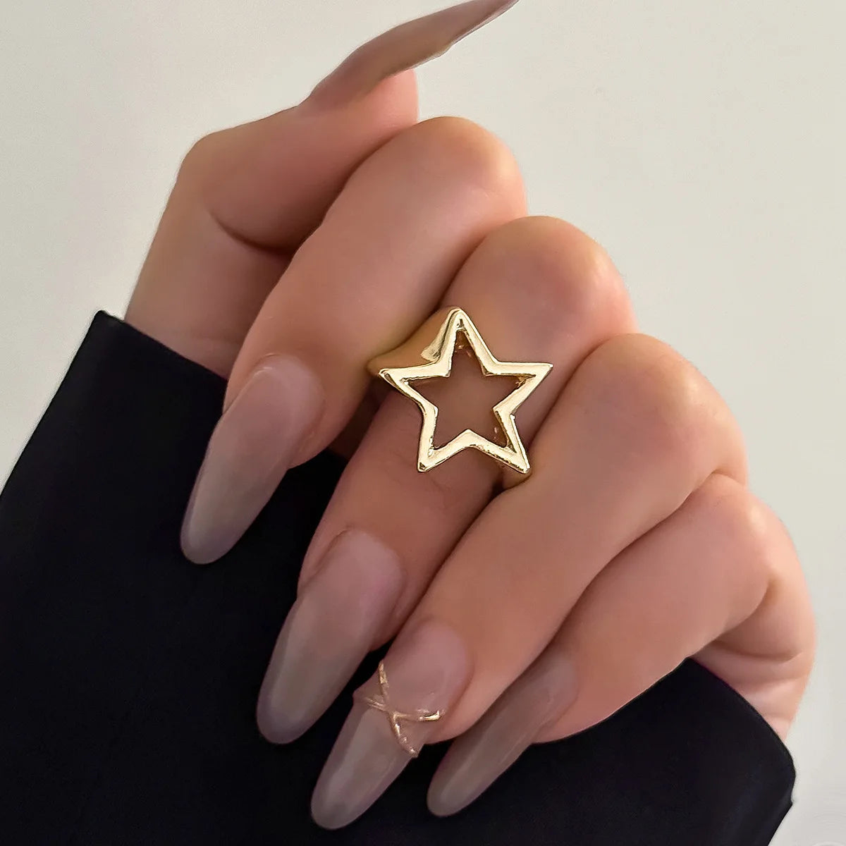 Ring Stern für Damen Gold