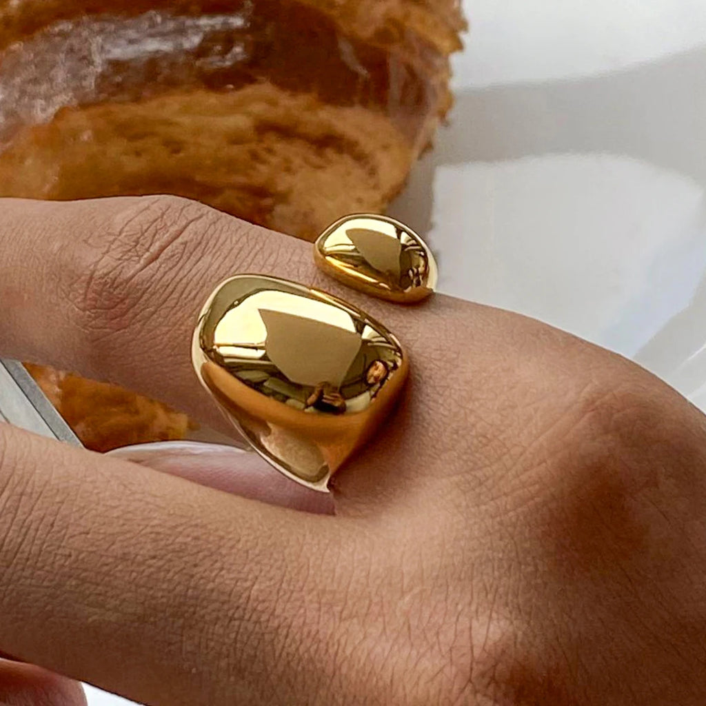 Doppel-Wassertropfen-Ring