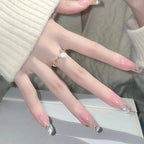 Tulpenblumenring aus Zirkon