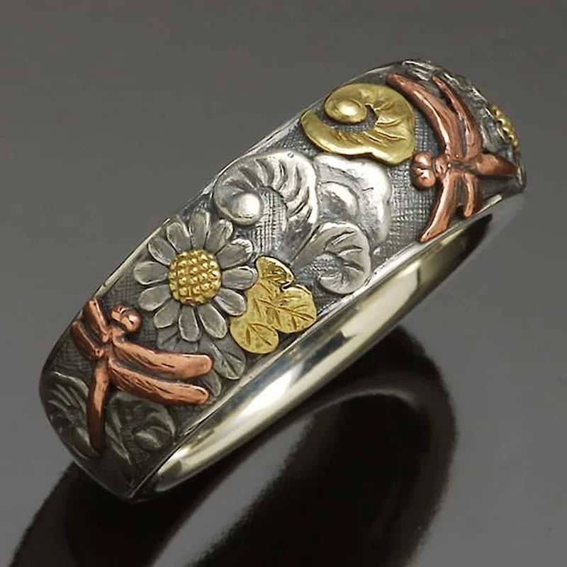 Vintage-Stil Blumenring