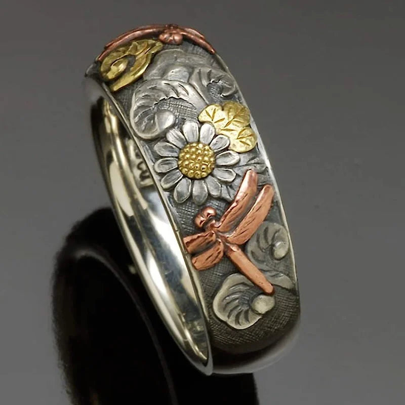 Vintage-Stil Blumenring