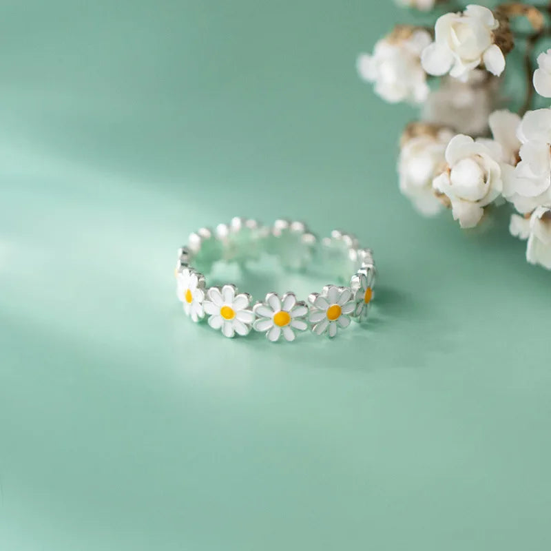Ring Margeritenblumen