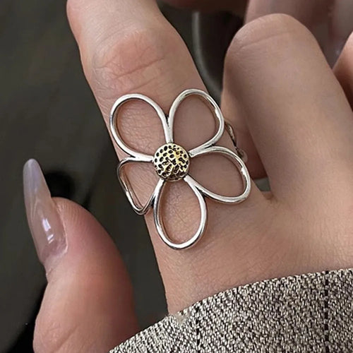 Ring Große Elegante Blume