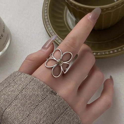 Ring Große Elegante Blume