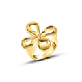 Ring mit großem Blumenmotiv im Vintage-Stil