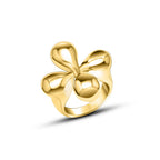 Ring mit großem Blumenmotiv im Vintage-Stil