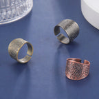 Herrenring Metatrons Würfel Roségold