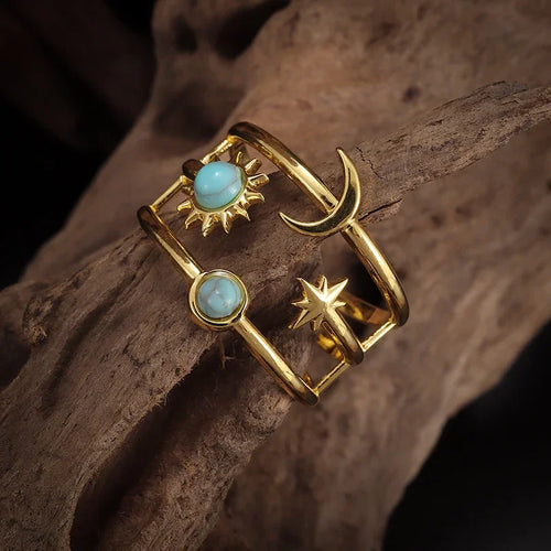 Mond- und Sternring
