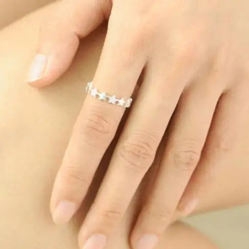 Ring Damenring Sterne