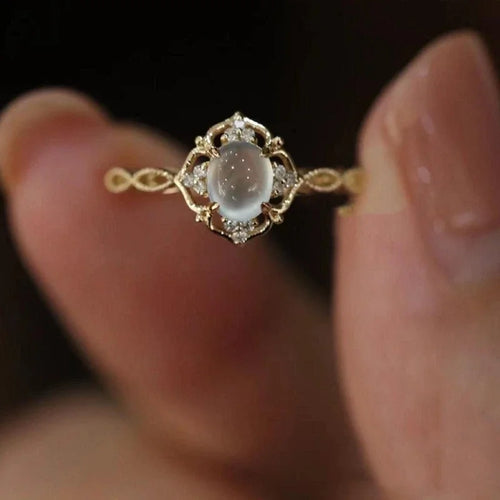 Ring Damen Mondstein