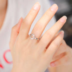 Sonnenring für Damen Silber