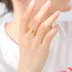 Sonnenring für Damen Gold