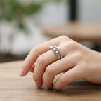 Anti-Stress-Ring mit drehbaren Perlen 