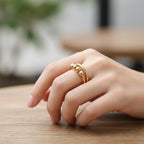 Anti-Stress-Ring mit drehbaren Perlen 