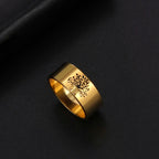 Lebensbaum Ewigkeit Ring Gold