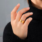 Lebensbaum Ewigkeit Ring Gold
