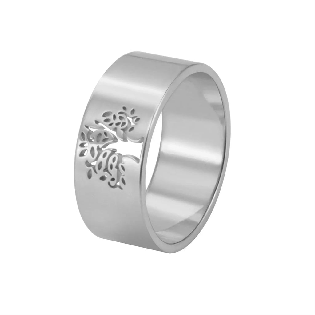 Lebensbaum Ewigkeit Ring Silber