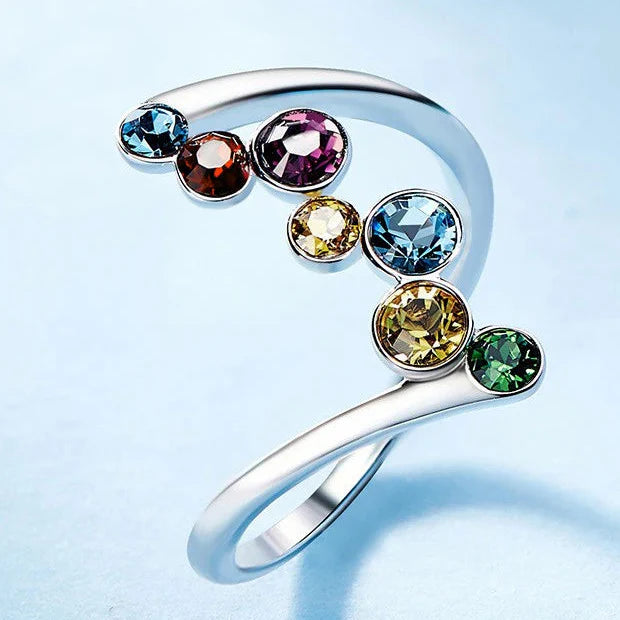 Asymmetrischer Regenbogenring