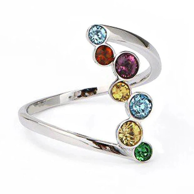 Asymmetrischer Regenbogenring