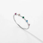 Regenbogenring für Damen