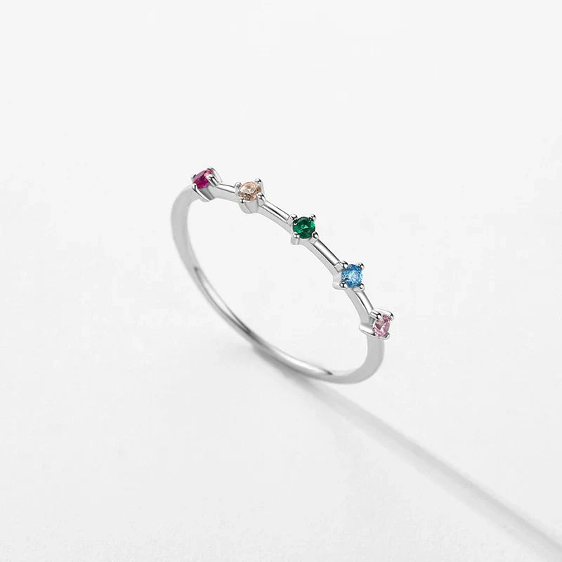 Regenbogenring für Damen