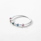 Regenbogenring für Damen